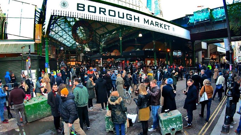 Mercado de Borough em Londres